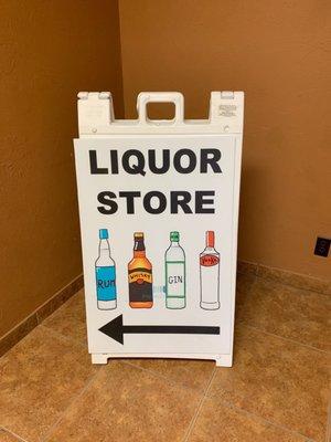 It is also a liquor store!