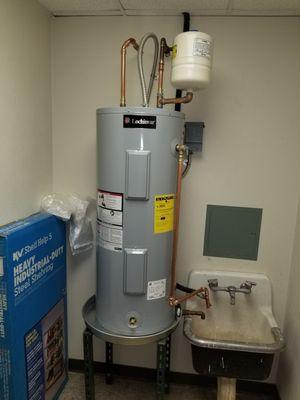 Water heater installation