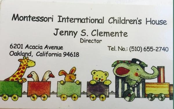 Montessori International Children's House