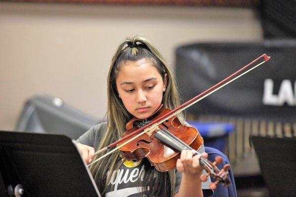 Instrumental music program for our students.