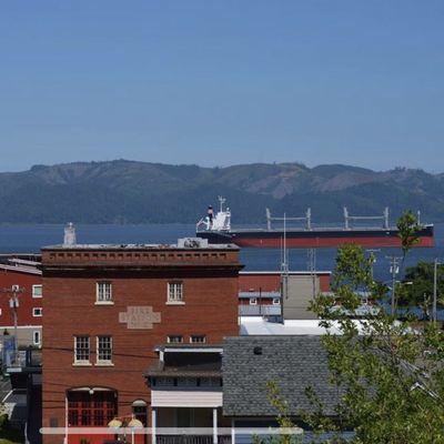 Fire Station Yoga is located inside a former fire house in Astoria, Oregon.