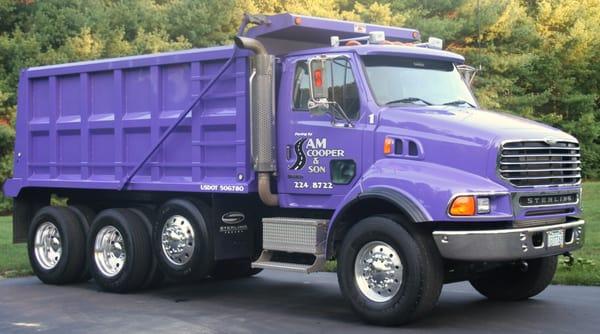 One of our big purple trucks!