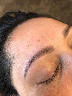 Brow Stain and Brow Shaping