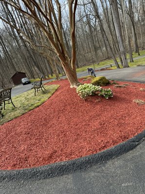 Red mulch