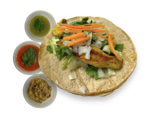 Chicken Satay Taco