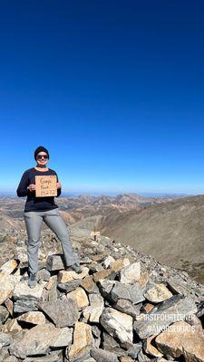 Gray's Peak Summit, Colorado August 2022, 14,272' elevation