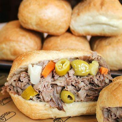 Stuffed Italian Beef Subs