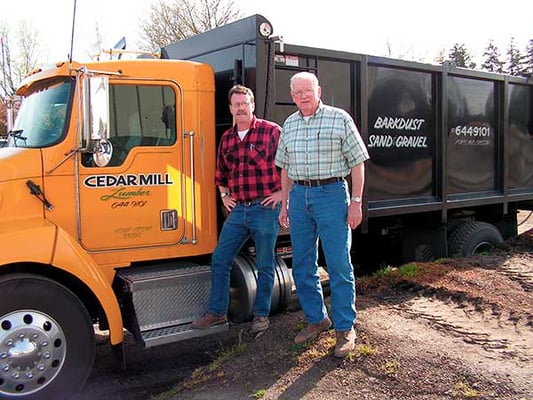 Kurt & Ken Anderson are happy to help you select the right materials for your landscape or drainage projects.