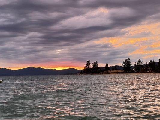 Sunset kayak tour on Lake Tahoe