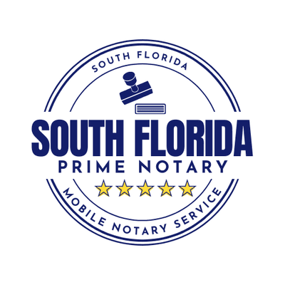 Work With South Florida's Best Mobile Notary Service: 
South Florida Prime Notary