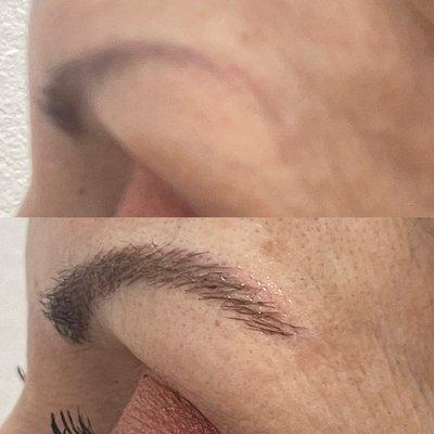 Microblading it's so natural and beautiful!