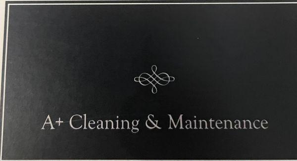 A+ Cleaning & Maintenance