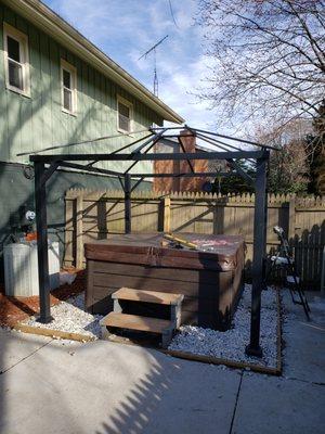 Gazebo installation.