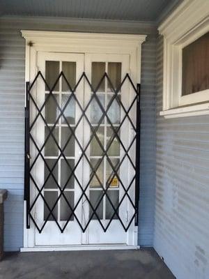 Nice job on security gate on French door