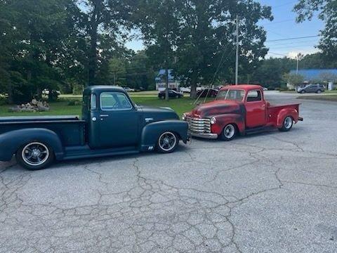 Red 1947 Chevy