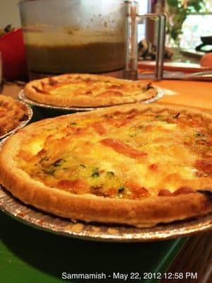 Zucchini-Carrot Quiches with Manchego