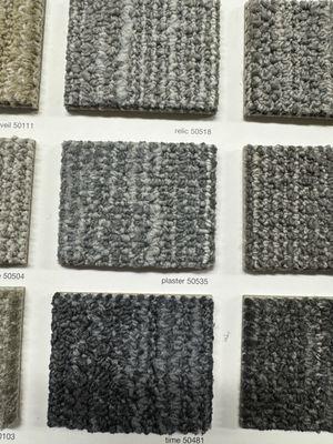 Commercial carpet samples- much better than the ones I have seen elsewhere!