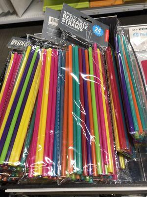 Reusable straws, save the turtles!