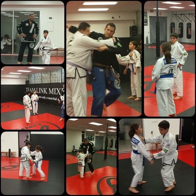 Kids judo class