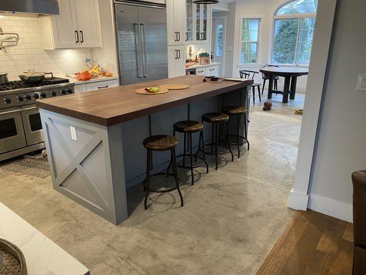 Concrete kitchen floors