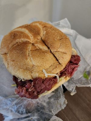 Pastrami with 3 pepper cheese