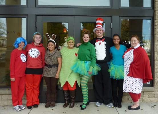 Dr. "Seuss" and his cast of "characters"