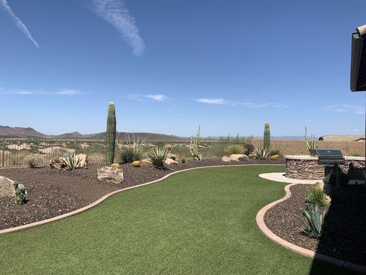 Back Yard in Gilbert