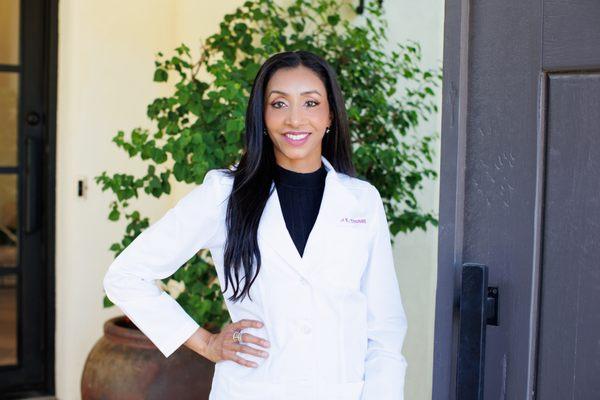 Maya K. Thosani, MD, FAAD, FACMS.  Double board certified in Dermatology and Micrographic Dermatologic Surgery