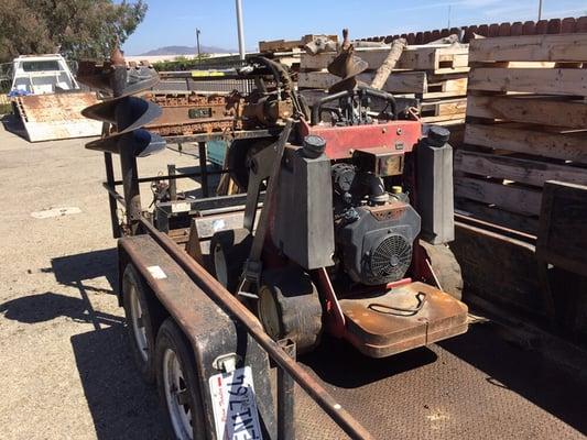 Excellent used Dingo package with trencher, bucket, Dingo 323 loader, and trailer. Ready to work! Call for details.