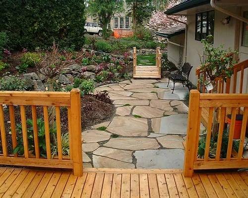 Look at what is possible with a flagstone path.