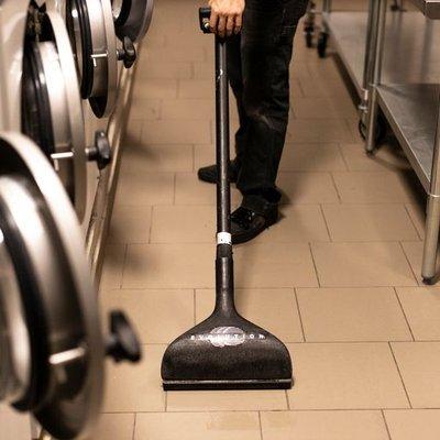 Tile and grout steam cleaning.