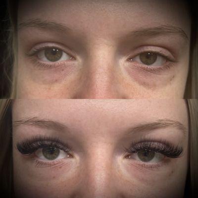 Eyelash extensions $150.00