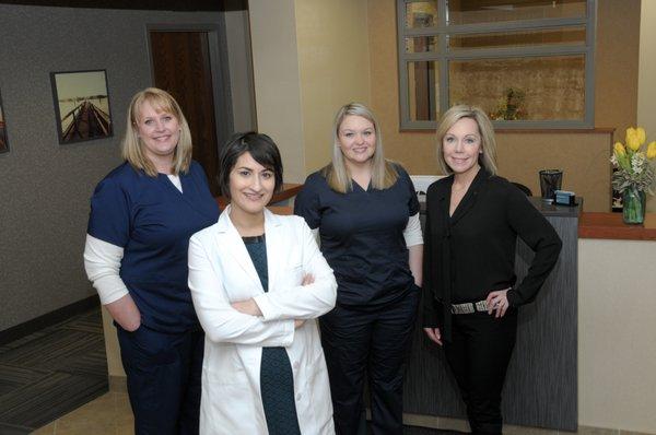 Dr. Ahmed and the Burnsville clinic team