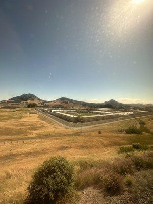 View from the Amtrak Train