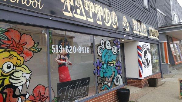 Lockland tattoo and barber.