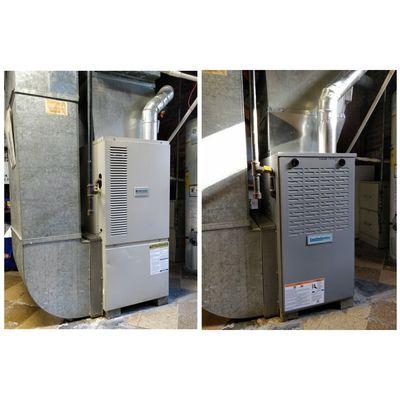 Furnace Installation "Before and After"