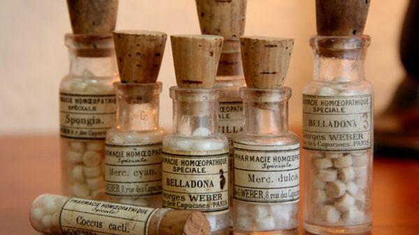 Homeopathic medicines from an earlier age.