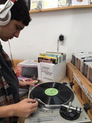 Sampling the records