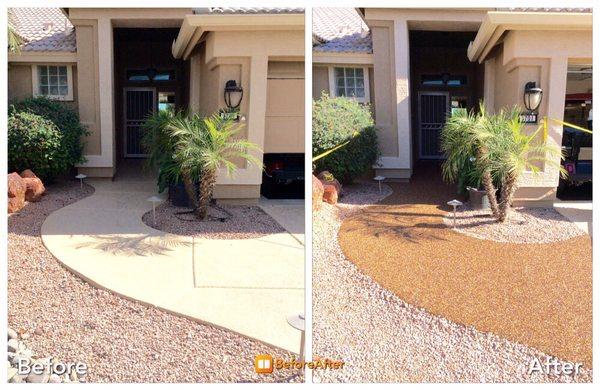 Sierra Stone walkway. Before/after #sierrastoneofnewjersey #sierrastone