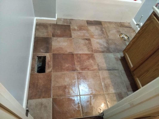 Tile flooring