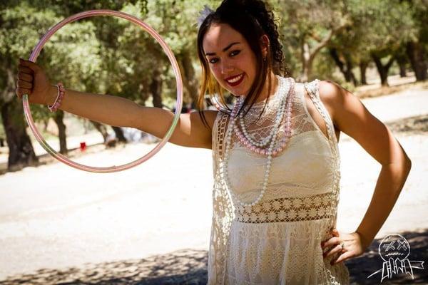 Madison is one of our beautiful hoop artists