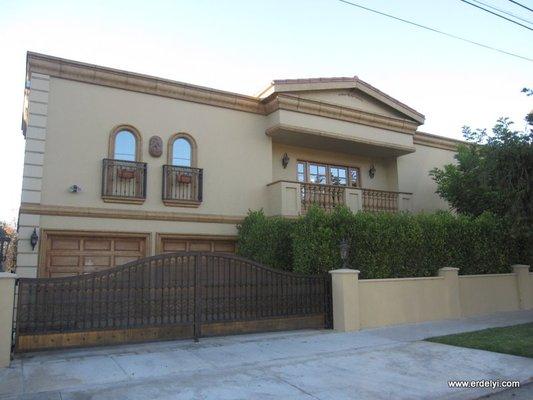 Major remodel and second story addition to hillside home in Pacific Palisades.