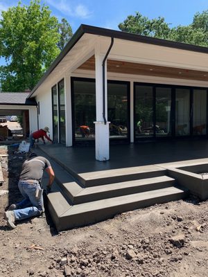 Custom Concrete patios