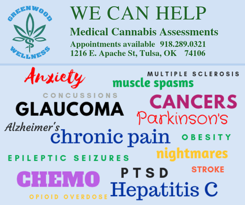 We can help. Medical Cannabis Assessments