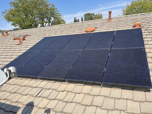 Customer wanted to add 10 more solar panels to his system.