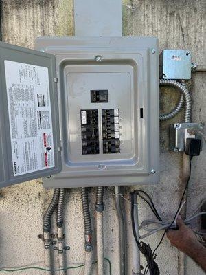 This is the completed replacement of my electrical panel