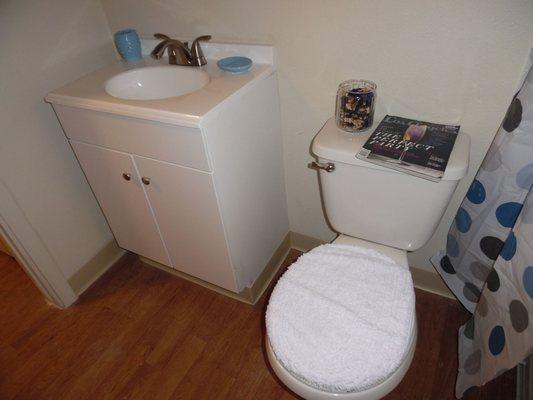 Upgraded Basin/Cabinet Storage - Location: Bathroom