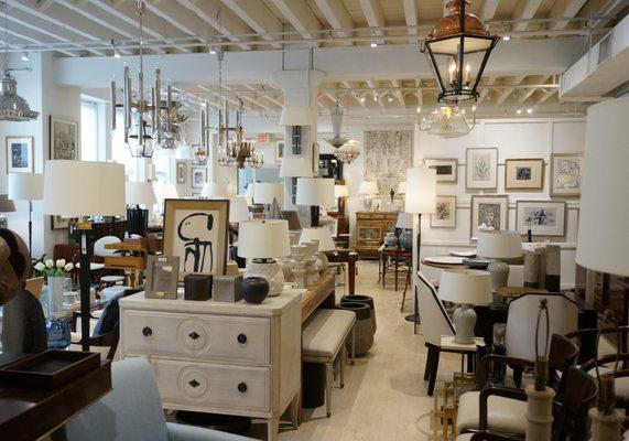 Our showroom is filled with unique, hand-selected pieces for your home or client.