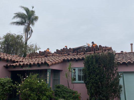 It was obvious Baker knows clay tile roofs.