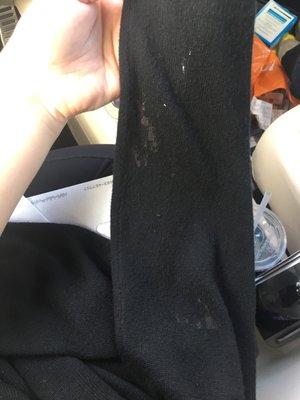 Stains that were not originally there